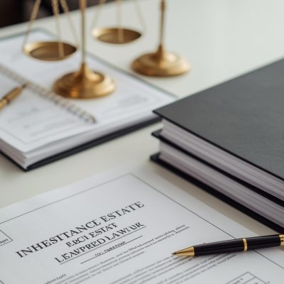 lucid-origin_inheritance_and_estate_planning_concept_legal_documents_and_folders_on_a_modern_-0